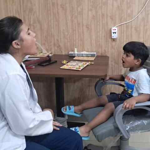 speech therapy centre for children in Greater Noida Image of Speech therapy of children, at Speech therapy centre in Greater Noida, recognized as the best speech therapy center in the Greater Noida