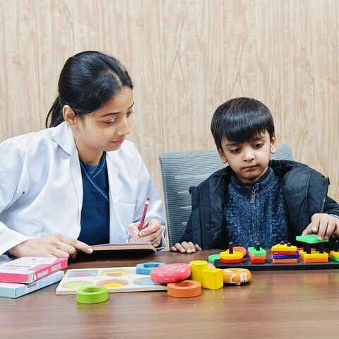 speech therapy centre for children in Greater Noida Image of Speech therapy of children, at Speech therapy centre in Greater Noida, recognized as the best speech therapy center in the Greater Noida